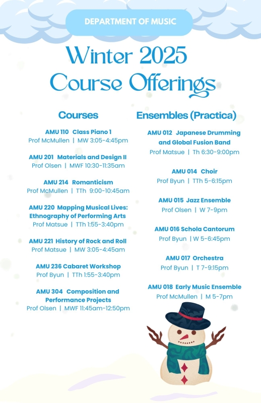 winter 26 courses poster
