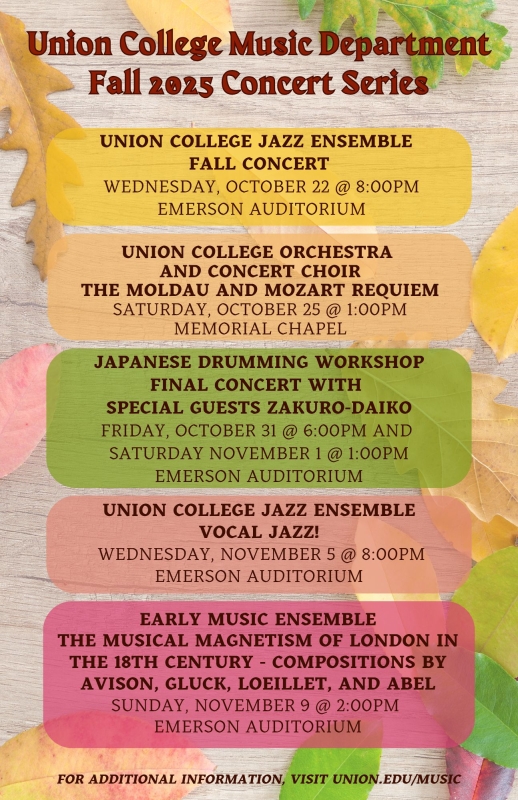 Fall concerts poster