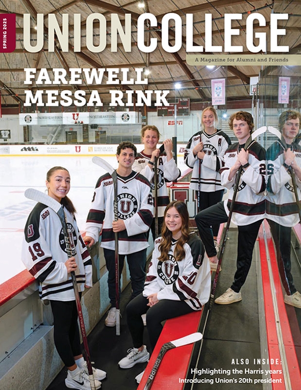Cover of Union College Spring 2025 magazine