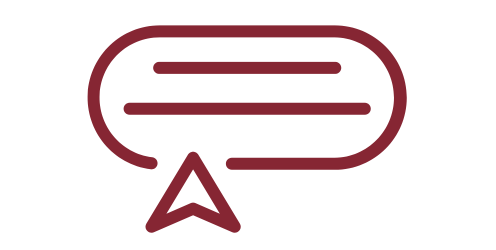 graphic showing a pointer over a text button